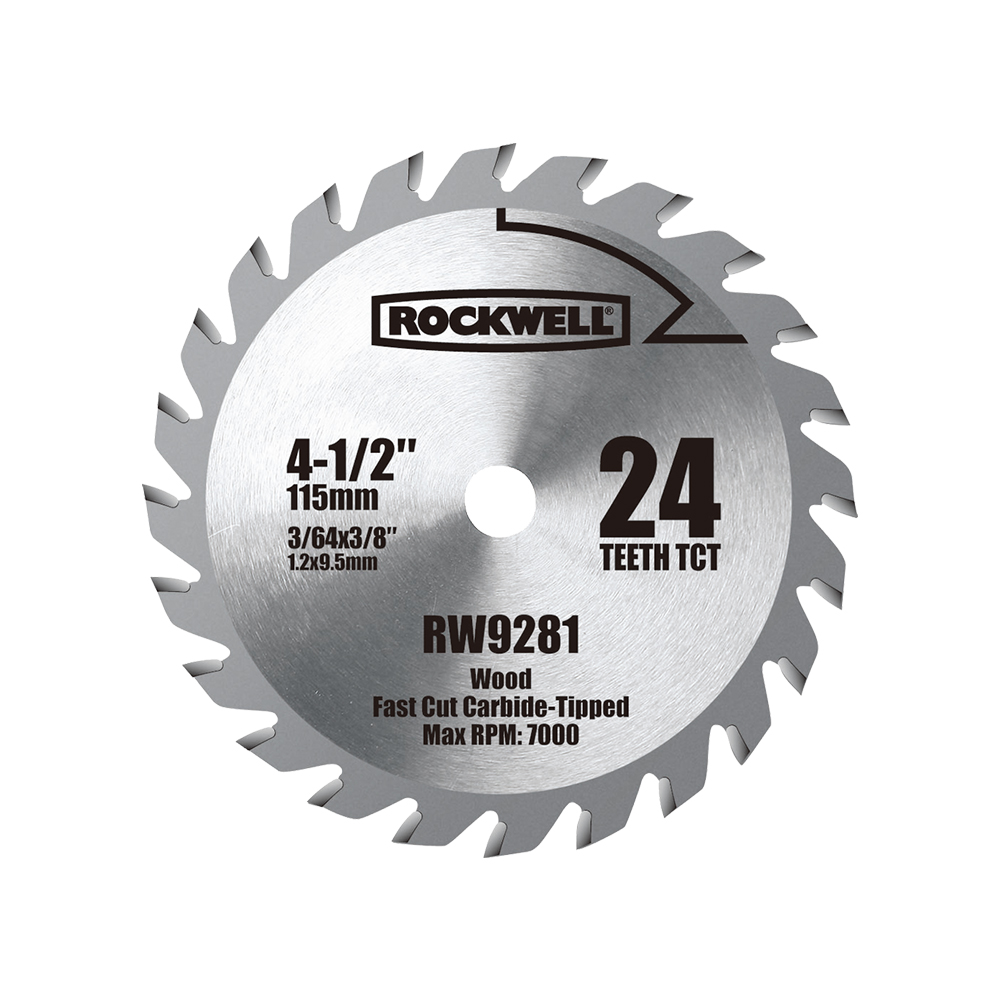 41/2" Compact Circular Saw Tungsten Carbide Blade Rockwell Tools